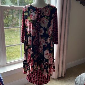 Floral and Houndstooth Zadie Bs Fit